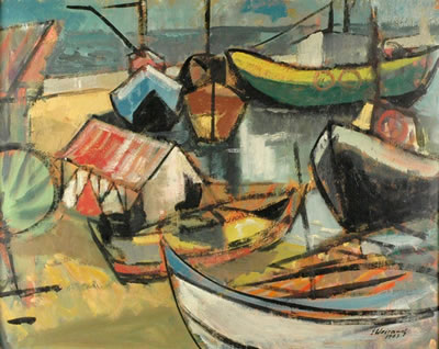 Sample artwork by Emil Weirauch (Born 1909), known for painting - View similar artists and auction records