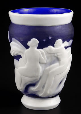 Vase - harvest allegory. Bohemia by Josef Drahonovsky - Auction record, sale price, and art valuation. Compare with similar artists and explore comparable artworks.