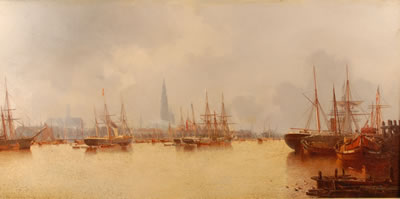 Le port d'Anvers (1872)