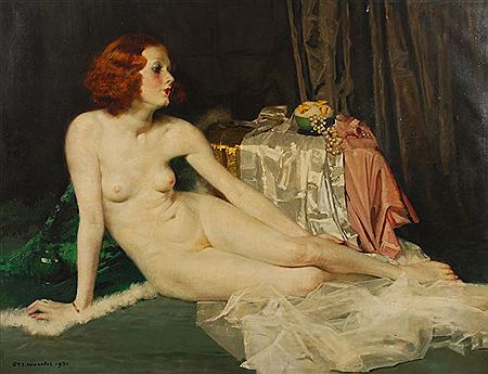 Femme nue allongée