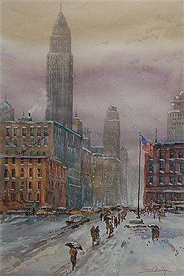 Empire State Building, Winter