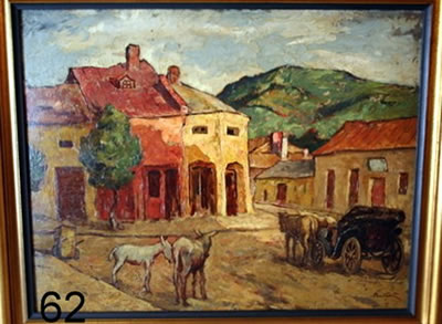 STREET SCENE W/DONKEYS