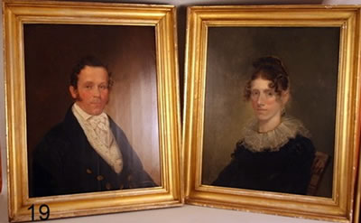 Pair of American Portraits