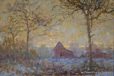 "Winter Scene, Conn. 1960"