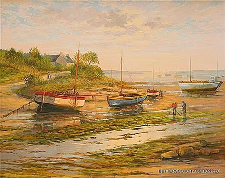 "MARÉE BASSE Á PAIMPOL"