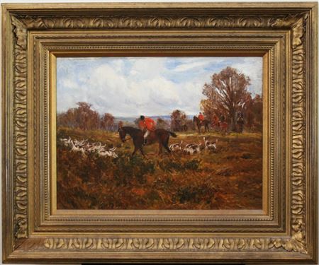 Fox hunt scene