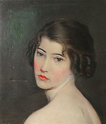 Half portrait of a female