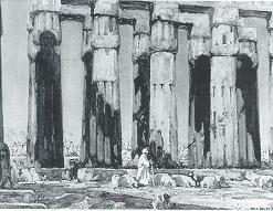 Grazing Sheep-Temple of