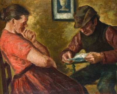 "Der Brief" by Karl Krummacher - Auction record, sale price, and art valuation. Compare with similar artists and explore comparable artworks.