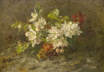 Apple blossoms by Helene Cramer - Auction record, sale price, and art valuation. Compare with similar artists and explore comparable artworks.