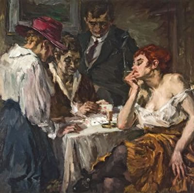 Sample artwork by Paul Kapell (1876 - 1943), known for figure, genre paintings - View similar artists and auction records