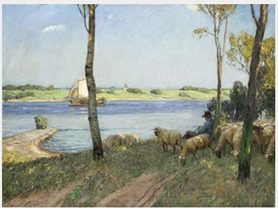 Sample artwork by Hugo Krings (1878 - 1924), known for painting - View similar artists and auction records