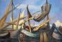 Im Hafen von Chioggia, Italien