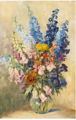 Sample artwork by Anna Feldhusen (Born 1867), known for painting - View similar artists and auction records