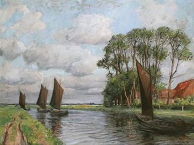 Torfboote auf der Hamme by Karl Arste - Auction record, sale price, and art valuation. Compare with similar artists and explore comparable artworks.