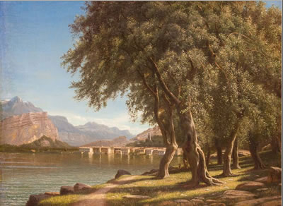 Gardasee mit Blick auf Torbole