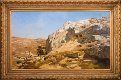 Alte Felsengräber am Oelberge, Jerusalem