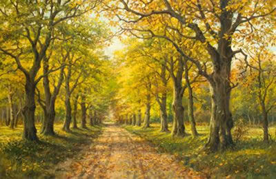 Herbstliche Allee