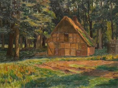 Hütte im Wald (Dobrock)