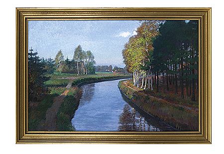 Torfkanal by Udo Peters - Auction record, sale price, and art valuation. Compare with similar artists and explore comparable artworks.
