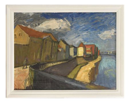 ''Die Weser in Bremen''.