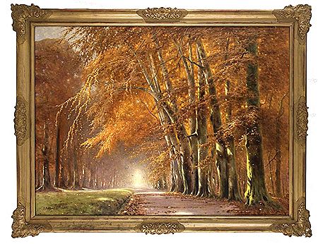 Herbstwald bei Varel