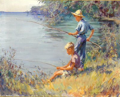 Boys Fishing