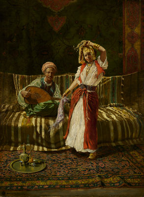 Arab Dancing Girl by Addison Thomas Millar - Auction record, sale price, and art valuation. Compare with similar artists and explore comparable artworks.