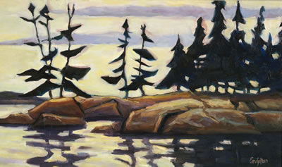 On Crockett Point by Emily Muir - Auction record, sale price, and art valuation. Compare with similar artists and explore comparable artworks.