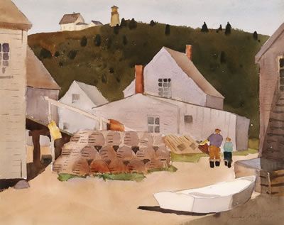 Sunset Glow, Monhegan