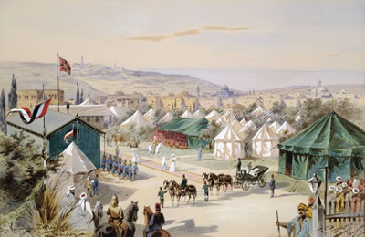The Kaiser's Camp, Jerusalem, 1898