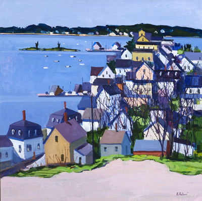 View of Stonington by Alfred Chadbourn - Auction record, sale price, and art valuation. Compare with similar artists and explore comparable artworks.