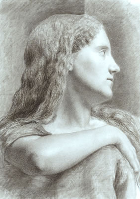 Portrait of the Artist's Sister, Mary Waterhouse