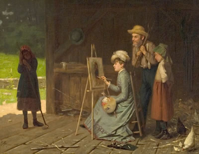 A Lady at the Easel