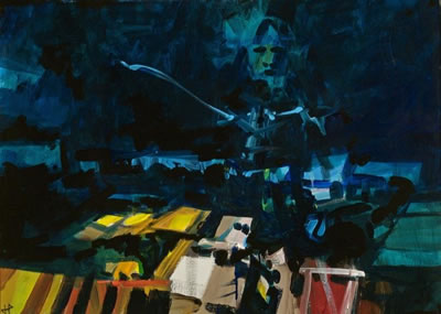Portrait of John Hultberg: Self Portrait, 1982