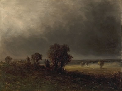 Windmills in Approaching Storm