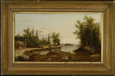 Approaching a Cove in Casco Bay