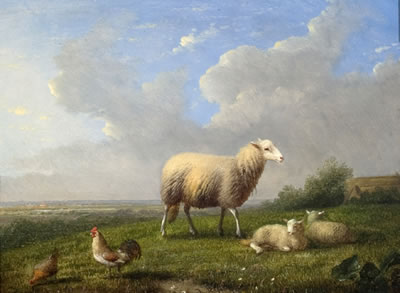 Sheep in a landscape