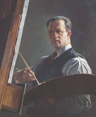 Portrait of Abraham Jacob Bogdanove: Self Portrait ca. 1941