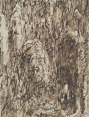Figures in a Cave ca. 1900