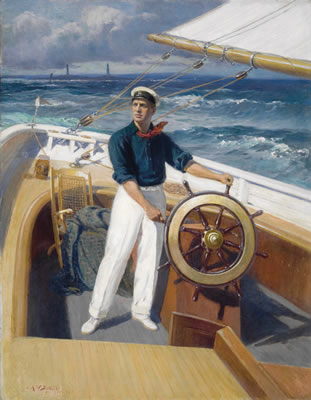 Sailing off Thacher Island