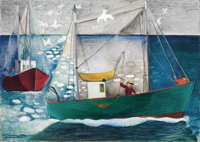 Monhegan Fishing Boats