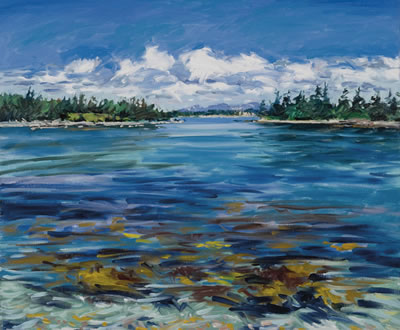 Sample artwork by J Thomas Higgins (Born 1943), known for landscape painting - View similar artists and auction records
