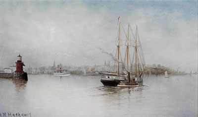 The Portland Peninsula from the Harbor