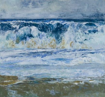 Atlantic Surf by Alan Gussow - Auction record, sale price, and art valuation. Compare with similar artists and explore comparable artworks.