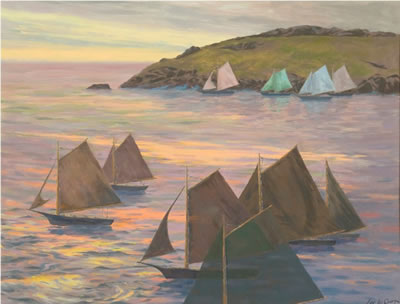 Monhegan Harbor by Lee Court - Auction record, sale price, and art valuation. Compare with similar artists and explore comparable artworks.