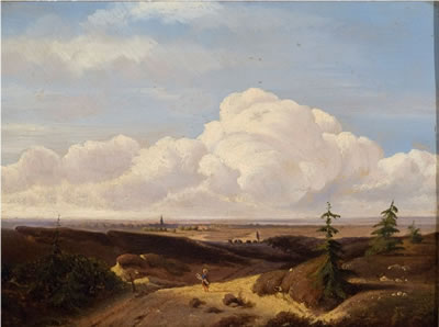 Landscape with Figure in Road