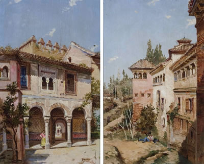 A Pair of Spanish Street Scenes