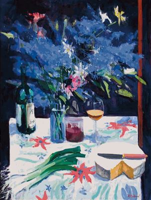Still Life with Wine