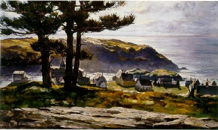 Monhegan by Andrew George Winter - Auction record, sale price, and art valuation. Compare with similar artists and explore comparable artworks.
